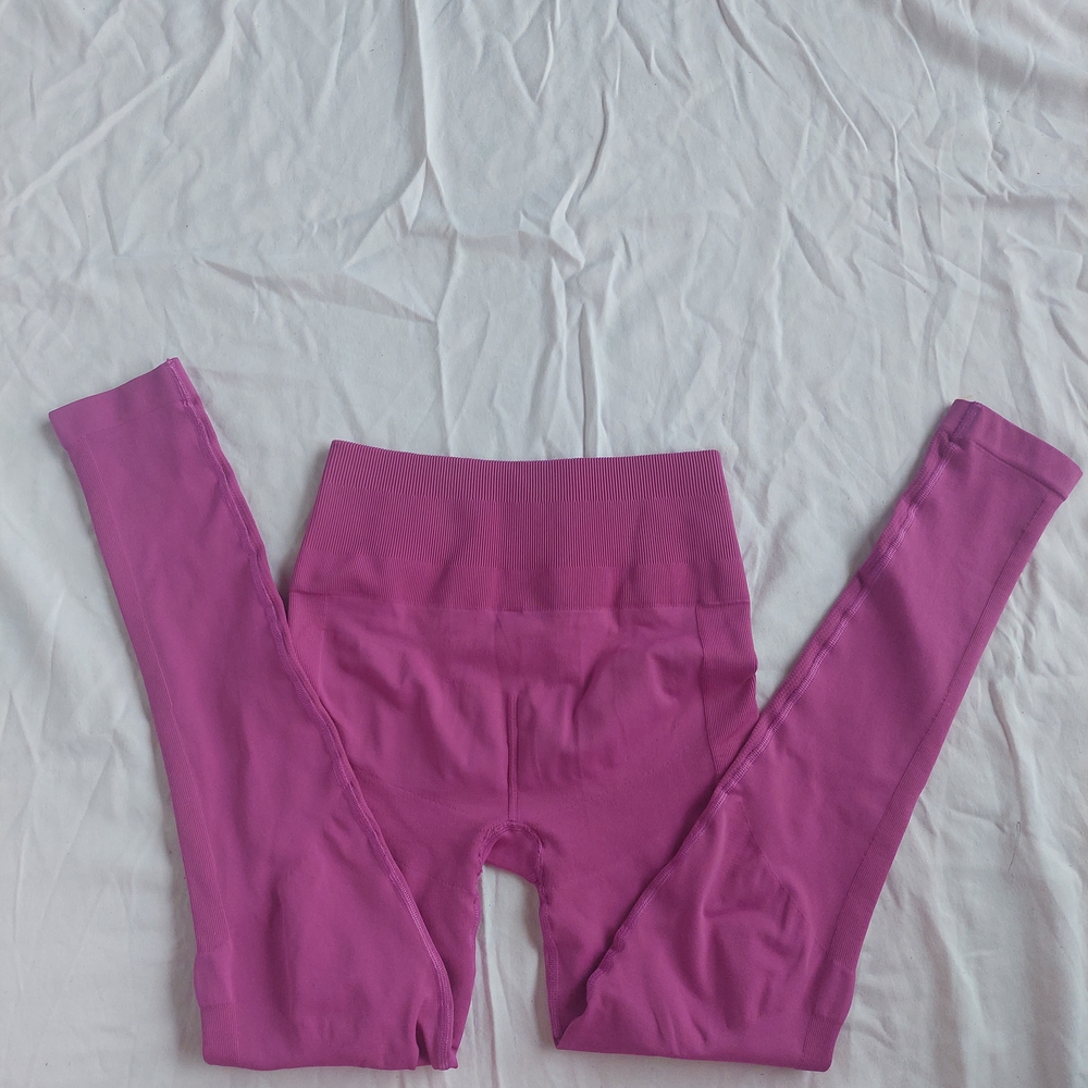 Lululemon Zone In Tight Crop Seamless Legging Ultra Violet Yoga Compression Sz 6